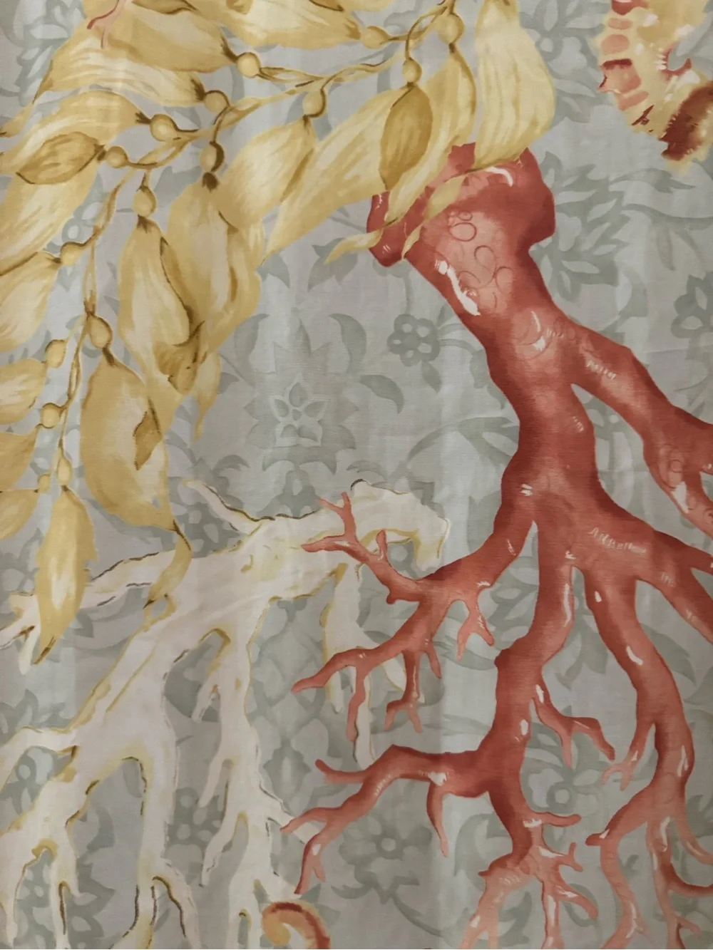 Pottery Barn shower curtain